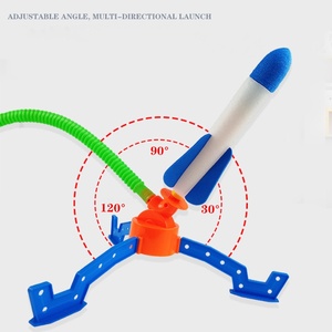 ชุดจรวดพลาสติกบินได้ Qi Wei Double <span class=keywords><strong>Air</strong></span> Powered Launcher สำหรับเล่นกลางแจ้ง ของเล่นเสริมพัฒนาการ จรวดไฟกระพริบ Firetek <span class=keywords><strong>Zoom</strong></span> Rocket Set สำหรับเด็กทุกเพศทุกวัย - Product Image 5