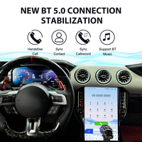 Layar Tesla Style 14.5'' untuk Ford Mustang 2015-2021 Android Wireless Carplay Qualcomm Radio Mobil Auto GPS DSP Head Unit