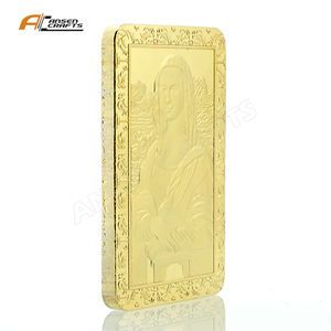 Lingote de oro Chapado en <span class=keywords><strong>Da</strong></span> <span class=keywords><strong>Vinci</strong></span> 2025, fabricación personalizada para ti - Product Image 5