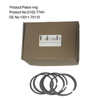 Segments de piston Fubush compatibles 13011-75110 pour Toyota Prado 2.7 moteur 2TR, pièces de rechange automobiles de haute qualité.