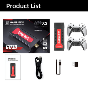Topleo Gd30 4k Game Stick <span class=keywords><strong>Video</strong></span> Consola Clásica Retro Mini Portátil 4k Gratis Game Console Stick - Product Image 6