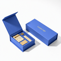 Boîte cadeau magnétique mini de luxe écologique avec logo personnalisé en anglais, ruban en satin et nœud, en forme de livre, pour montres et bijoux