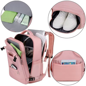 Super September Großhandels tasche mit Gepäck riemen Hochwertige Zertifizierung mit nicht stinkendem Schuh fach Laptop-Rucksack - Product Image 3