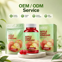 Gummies OEM au Vinaigre de Cidre de Pomme 60 Unités ACV pour Gestion du Poids Métabolisme et Bien-être Digestif