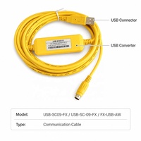 Cable de Comunicación USB-SC09-FX USB-SC-09-FX FX-USB-AW USB a RS422 para Programación de PLC