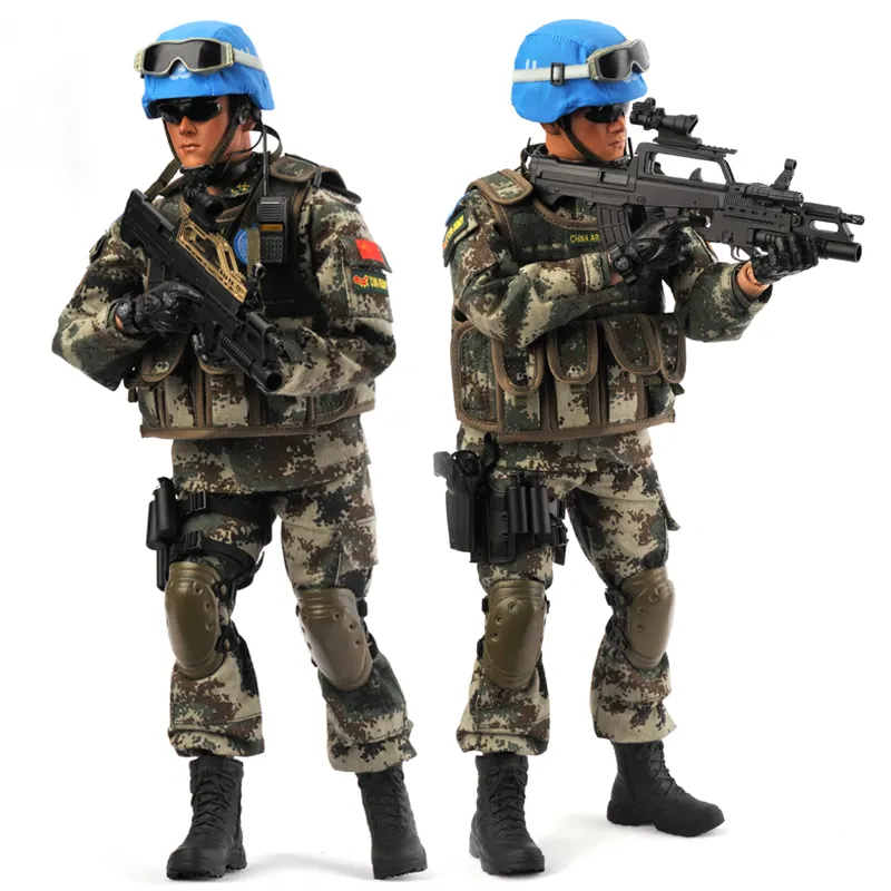 Kedatangan Baru Tentara Angkatan Laut Tentara Bersenjata Polisi Penjaga Perdamaian Plastik Action Figure Tentara Militer Mainan