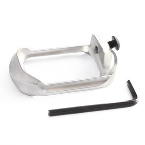 Adaptateur de base de poignée Magwell en alliage d'aluminium Gen3/4 Compact G19 Ajustement précis Conception évasée Recharge améliorée Accessoire léger - Product Image 5