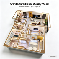 Maquette architecturale personnalisée de maison