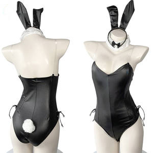 Lencería Sexy para Mujer Traje de Cosplay Conjunto de Body de Conejita Disfraz Erótico de <span class=keywords><strong>Monja</strong></span> para Halloween - Product Image 6