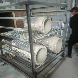 Bobine/colonnes revêtues à trois pinces sanitaires à extracteur en boucle fermée avec revêtement en PTFE - Product Image 1