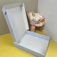 Boîtes à pizza personnalisées en relief 12" x 12" x 2" 14" 16" Lot de 50 Boîtes jetables en carton ondulé blanc sur brun pour sushis et pizzas