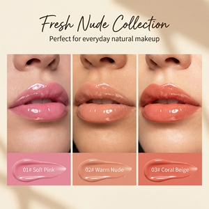 Gloss à lèvres bio en gros, huile à lèvres personnalisée, longue tenue, anti-transfert, pour maquillage quotidien et soirées, OEM ODM - Product Image 4