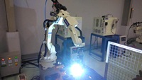 Machine à souder CO2/MAG Welbee Inverter M350, machine à souder par impulsions avec refroidissement par air/eau et 380V pour bras robotisé de soudage OTC