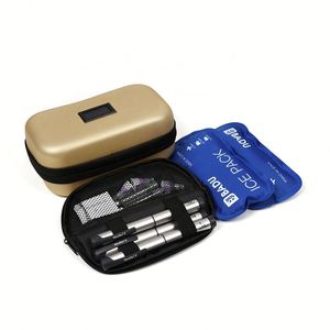 กระเป๋าเก็บอินซูลินแบบมีสายคล้อง ซิปปิด วัสดุ EVA/PU 210D พร้อมแผ่นน้ำแข็ง 2x 180 กรัม สำหรับพกพาเดินทาง - Product Image 3