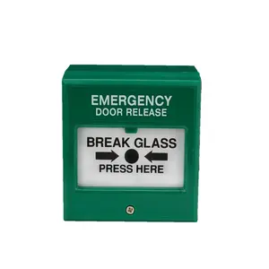 Guaranteed Quality Emergency Break Glass with Fireproof Material Finishing Emergency and Exit Push Button