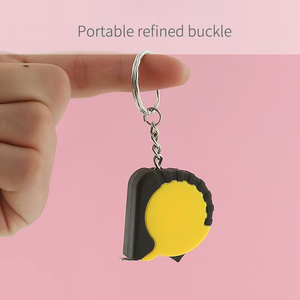Mini-mètre ruban personnalisé porte-clés, <span class=keywords><strong>règle</strong></span> en acier portable pour promotion immobilière, événementiel, cadeau d'entreprise, avec logo - Product Image 5