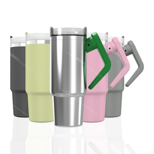 Nouvelle conception de vaisselle et d'articles ménagers : Bouteille isotherme en acier inoxydable de qualité alimentaire avec poignée, couleur dégradée - Product Image 6