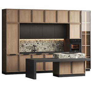 Giá bán buôn sẵn sàng để lắp ráp tủ bếp gỗ rắn - Product Image 2