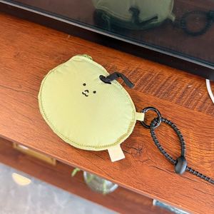 Custom LOGO Oxford Soft Cotton Coin Purse Keychain Compact Shatter-Resistant <b>Bluetooth</b> <b>Earphone</b> Pouch with Embroidered Technique - Product Image 5