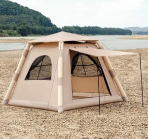 Tente de camping gonflable portable AB Manufacturing, 4,84 mètres carrés, en tissu Oxford, tente gonflable 001, tente de camping, portable - Product Image 1