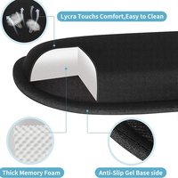 Ensemble de repose-poignets pour clavier en mousse à mémoire de forme Support de coussin pour souris, repose-poignets pour clavier de conception pliable