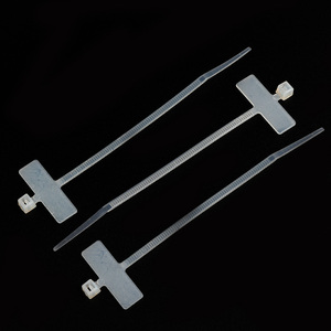 100 पीसी स्व-लॉकिंग नायलॉन केबल संबंधों के लिए पावर मार्किंग लेबल और लेखन-ऑन टैग तार जिप - Product Image 5