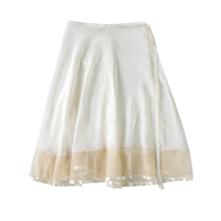 Jupe de danse mi-longue en mousseline de soie pour femme adulte, idéale pour la pratique de la danse classique et les spectacles, parfaite pour l'entraînement professionnel.