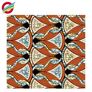 Tissu d'ameublement de haute qualité à <span class=keywords><strong>bas</strong></span> <span class=keywords><strong>prix</strong></span>, 100% polyester, imprimé wax, tissus africains - Product Image 6