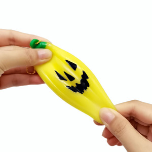 GL Halloween Pumpkin <b>Squishy</b> Keychain Sensory <b>Squishy</b> Toys Party Favors Fidget Squeeze Ball Halloween Decors - Product Image 2