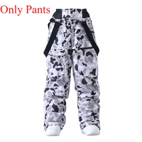 Nouveaux pantalons de snowboard camouflage pour hommes et femmes, bretelles, pantalons de ski, coupe-vent, imperméables, chauds, pantalons de neige pour couple, protection de la taille