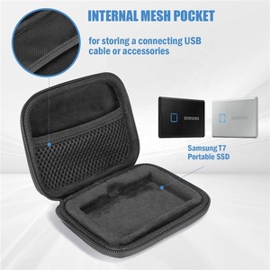 Custom Portable <strong>Hard</strong> Eva Travel Carrying Case for Samsung T7 500GB 1TB 2TB SSD USB 3.0 <strong>External</strong> Solid State <strong>Drives</strong> - Product Image 5
