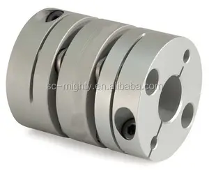 aluminium alloy clamping servo and stepper motor clamping devices flexible disc shaft coupling