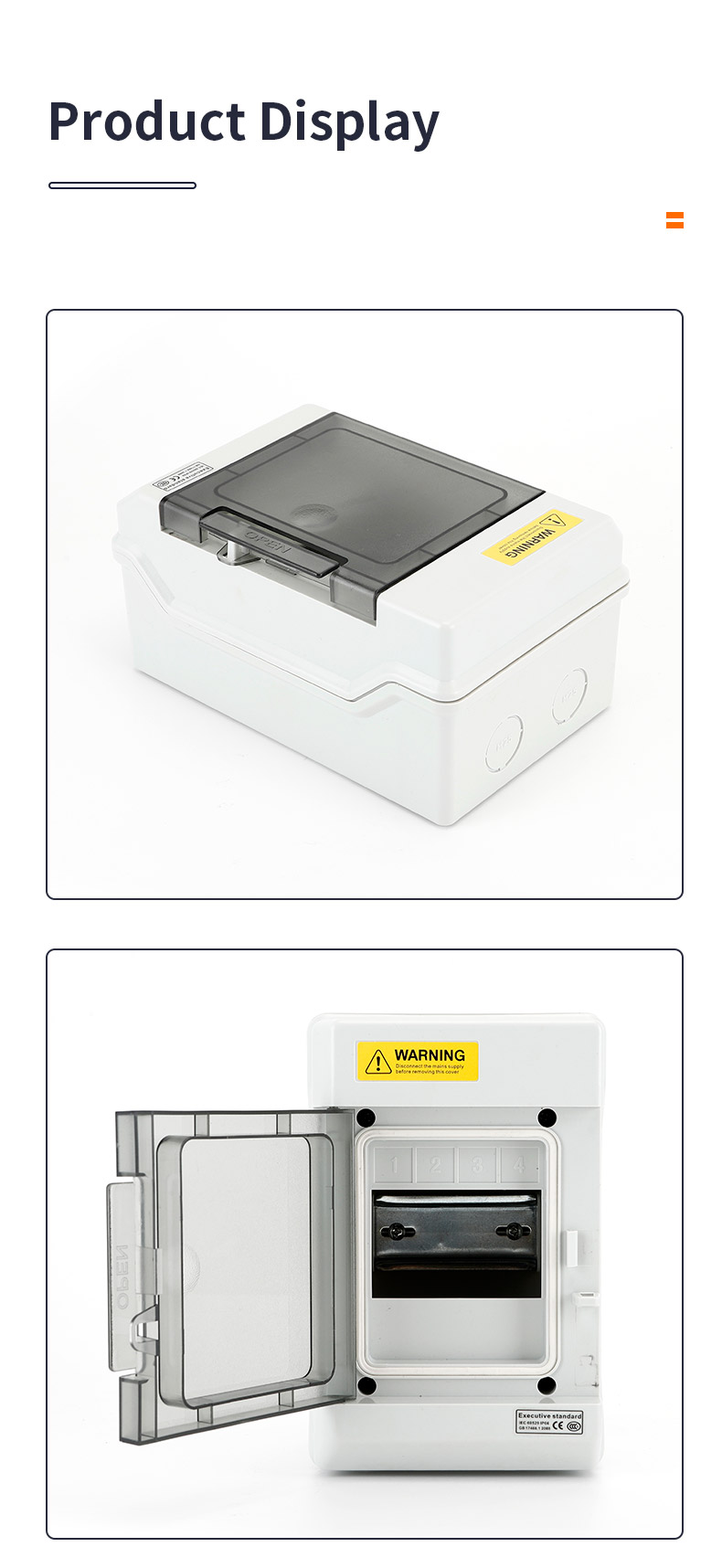 4 Way IP66 Waterproof Surface Mounted Electrical Box - Circuit