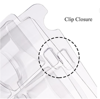 Boîtes à macarons en plastique, lot de 40, inserts transparents pour contenants à macarons, pour 16 macarons, boîtes d'emballage