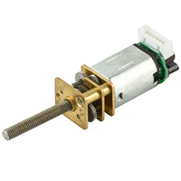 N20 Mini Moteur À Engrenages À COURANT CONTINU avec Double Arbre pour Moteur L'encodeur Adapté Aux Besoins Du Client