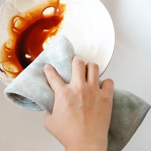 Tái sử dụng sợi nhỏ làm sạch vải nhà lau Rag sợi Ngang Đan Khăn lau bụi vải mềm <span class=keywords><strong>Lint</strong></span> miễn phí thay thế cho món ăn vải hoặc khăn - Product Image 5