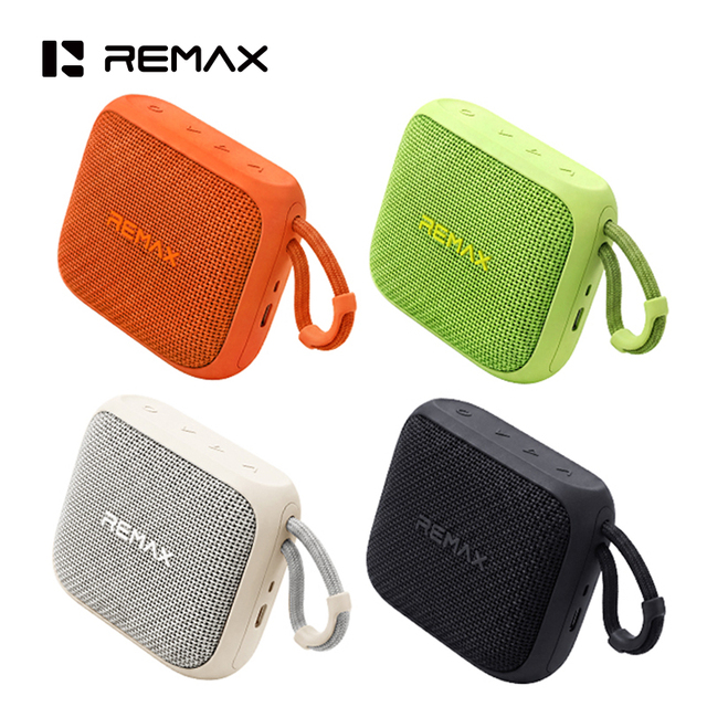 REMAX RB-MB16 Wireless Speaker Bluetooth 6.0 IPX7 Waterproof 1800mAh 12H Playtime TWS Pairing Portable Outdoor Loudspeaker