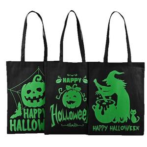 Borse Luminose di Halloween per Dolcetti, Design Fantasma, Zucca e Strega, Sacchetti Luminosi per Trick or Treat - Product Image 3