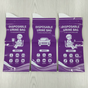 Sacs à urine jetables personnalisés 900CC, pochettes absorbantes anti-fuites pour voyages en extérieur et urgences, expédition rapide USA - Product Image 1