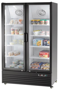Réfrigérateur-Présentoir à Boissons CICO ; Réfrigérateur-Congélateur Combiné à Portes Françaises Multi-Produits Réfrigérants SD-820BS - Product Image 4