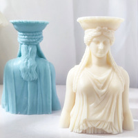 Moule en silicone antiadhésif et résistant à la chaleur, motif statue féminine de la Grèce antique, écologique, pour outils de pâtisserie et décorations artistiques pour la maison – Tendance actuelle
