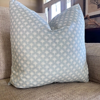 Housses de coussin décoratives modernes de luxe style ferme, lot de trois, pour canapé, chaise, lit, salon et hôtel, 100% coton, bleu clair