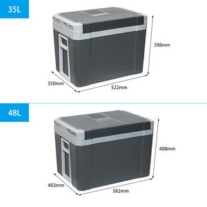 Nevera térmica de 48L de 12 voltios, nevera eléctrica para autocaravana con ruedas y ASA, nevera portátil para coche al aire libre de 12 V - Product Image 2