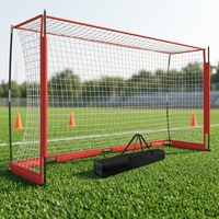 Équipement d'entraînement de haute qualité en gros, filet de football pliable portable pour l'entraînement