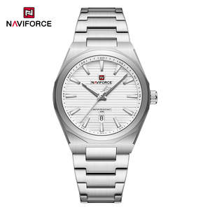 Reloj <span class=keywords><strong>Naviforce</strong></span> 9274 OEM para Hombre, de Acero Inoxidable, con Fecha, Resistente al Agua, Luminoso, de Cuarzo Analógico, con Logotipo Personalizado - Product Image 4