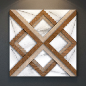 Carreaux de sol en céramique émaillée effet marbre 40x40cm, antidérapants, résistants aux acides, pour centres commerciaux et hôtels - Product Image 6