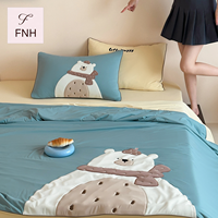 Grande édition – Couette d'été ludique et mignonne style dessin animé Alien pour bébé, en fibres de soie et coton, pour hôtel et usage domestique