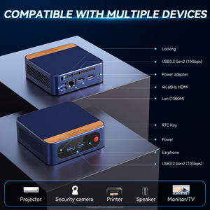 Mini <span class=keywords><strong>PC</strong></span> Intel Alder Lake N100 Quad Core 8 Go/16 Go DDR4 128 Go SSD Windows 11 Pro Utilisation professionnelle Nouveau Garantie 1 an Modèle MN-N1 - Product Image 2