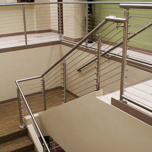 <span class=keywords><strong>Balustrade</strong></span> extérieure en aluminium pour terrasse, montage sur terrasse, garde-corps à câble - Product Image 6