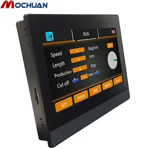 중국 modbus usb tft lcd 7 인치 4 wire 막 방식 touch screen display panel 대 한 plc